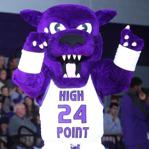 Official Mascot of High Point University Athletics. NCAA Div. I and Big South Conference member.