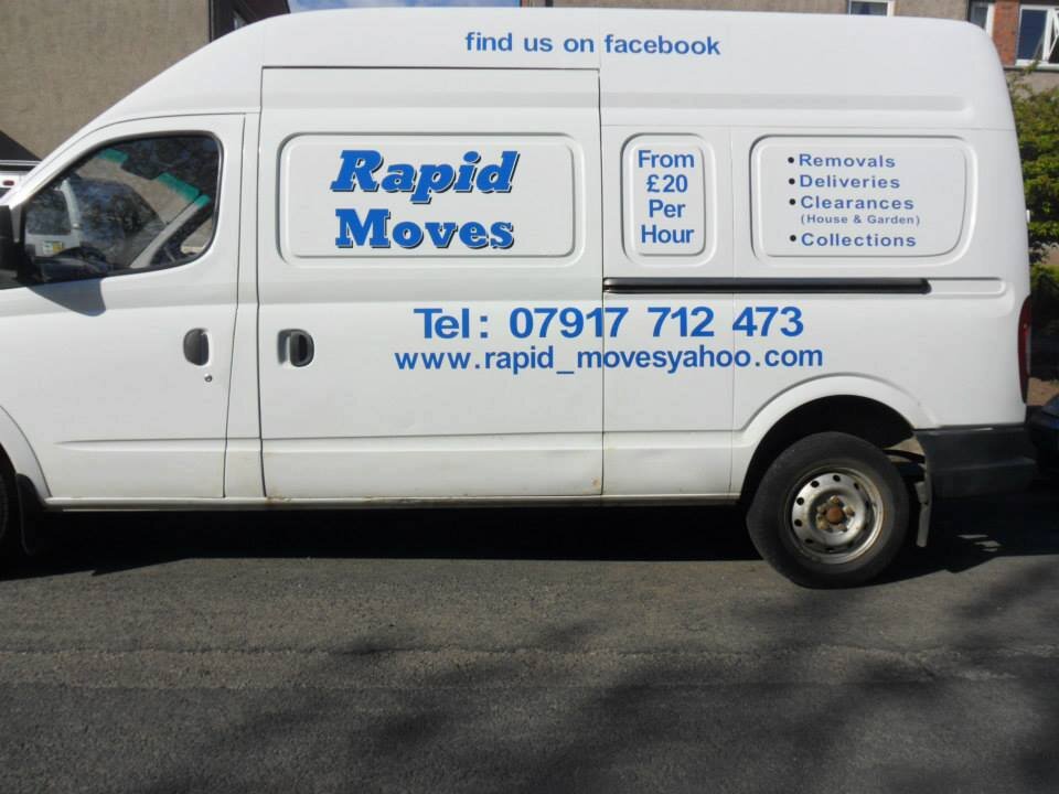 RAPID MOVES,MAN AND VAN HIRE,COVERING ALL OF GLASGOW,WEST DUMBARTONSHIRE PAISLEY, RENFREW, ETC, PRICES STARTING FROM £20