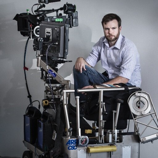 I'm a cameraman... I get to tell stories with pictures and work with some pretty cool people for a living...