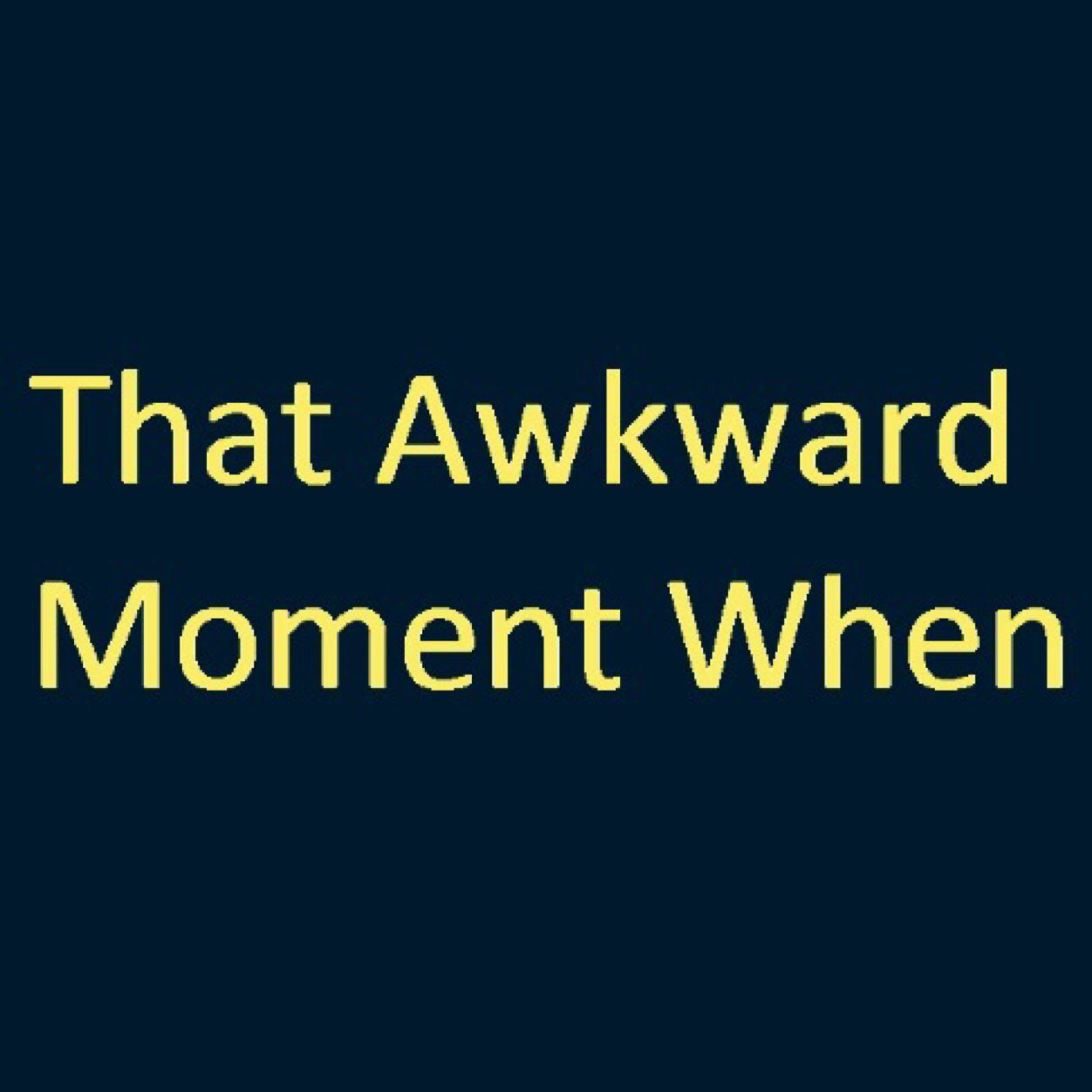 Awkward13654's profile picture. Account about everyday awkward moments!