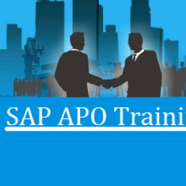 sapapotraining4's profile picture. SAP APO Training for modules SAP APO DP, SAP APO SNP, SAP APO PP/DS, SAP APO GATP