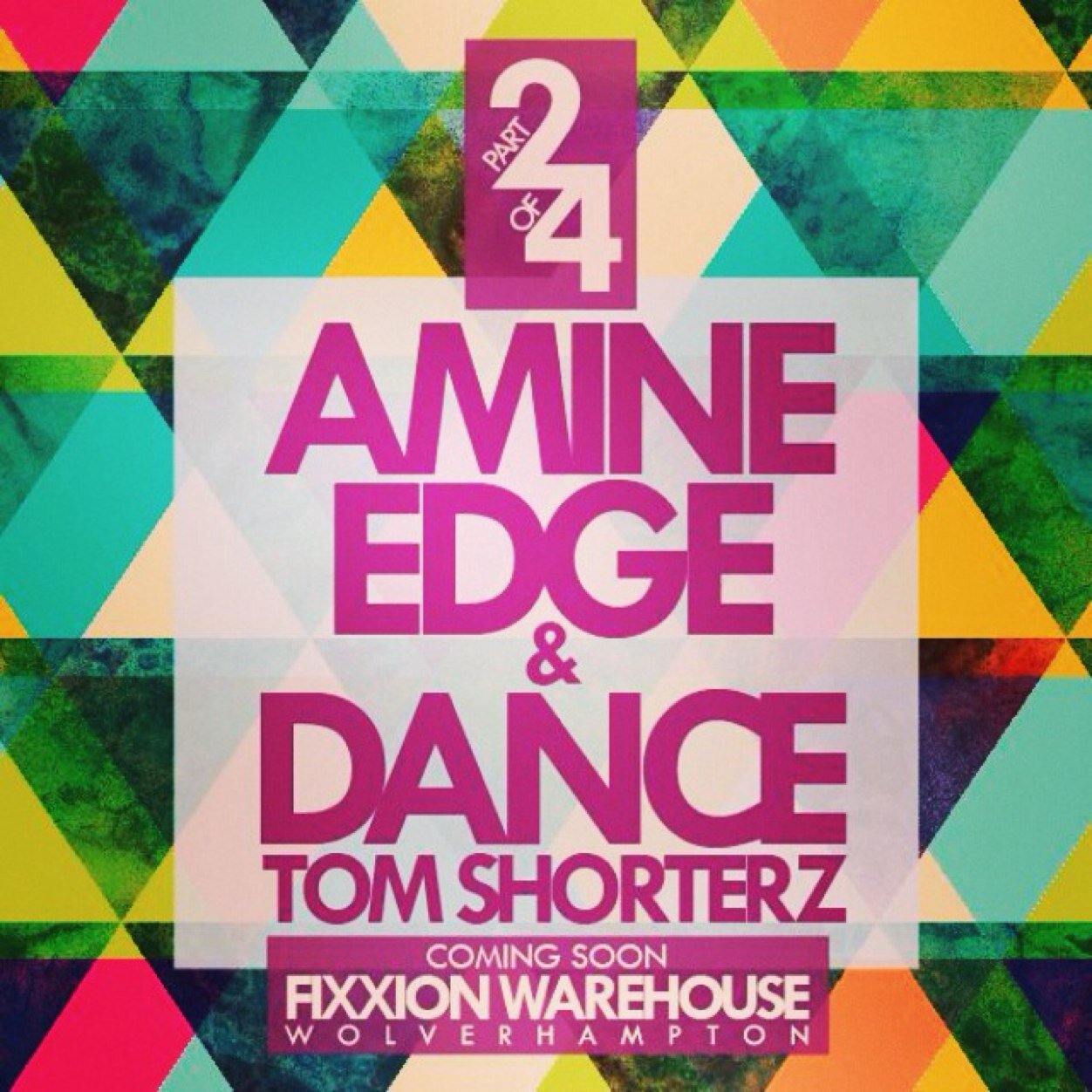 P1o4 - Part One Of Four.. Presents DJ EZ.
P2o4 Amine Edge & Dance - Tom Shorterz - Marc Spence