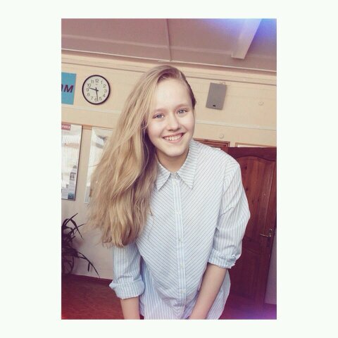 Swimming and dancing lover, speaks english, italian and german, fond of biology, jazz and rock listener, lives in Moscow, studies at school 1250