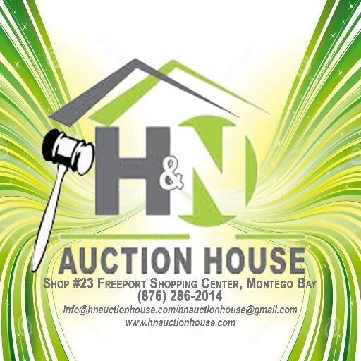 Jamaica's Premiere Auction House, where we auction ALL items NEW or PREOWNED no real estate: Call, email or visit us today @ 286-2014/info@hnauctionhouse.com