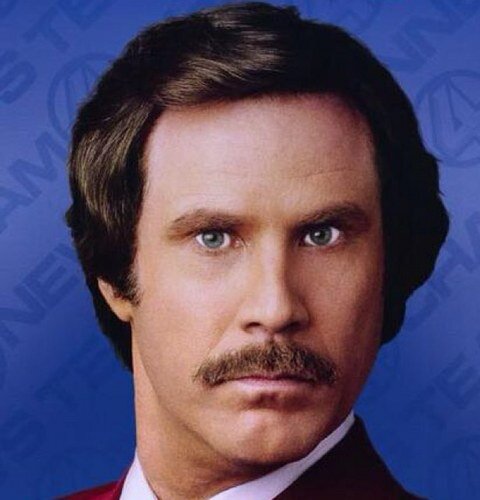 #iamboss #mustache #ronburgundy #anchorman #youstayclassySanDiego