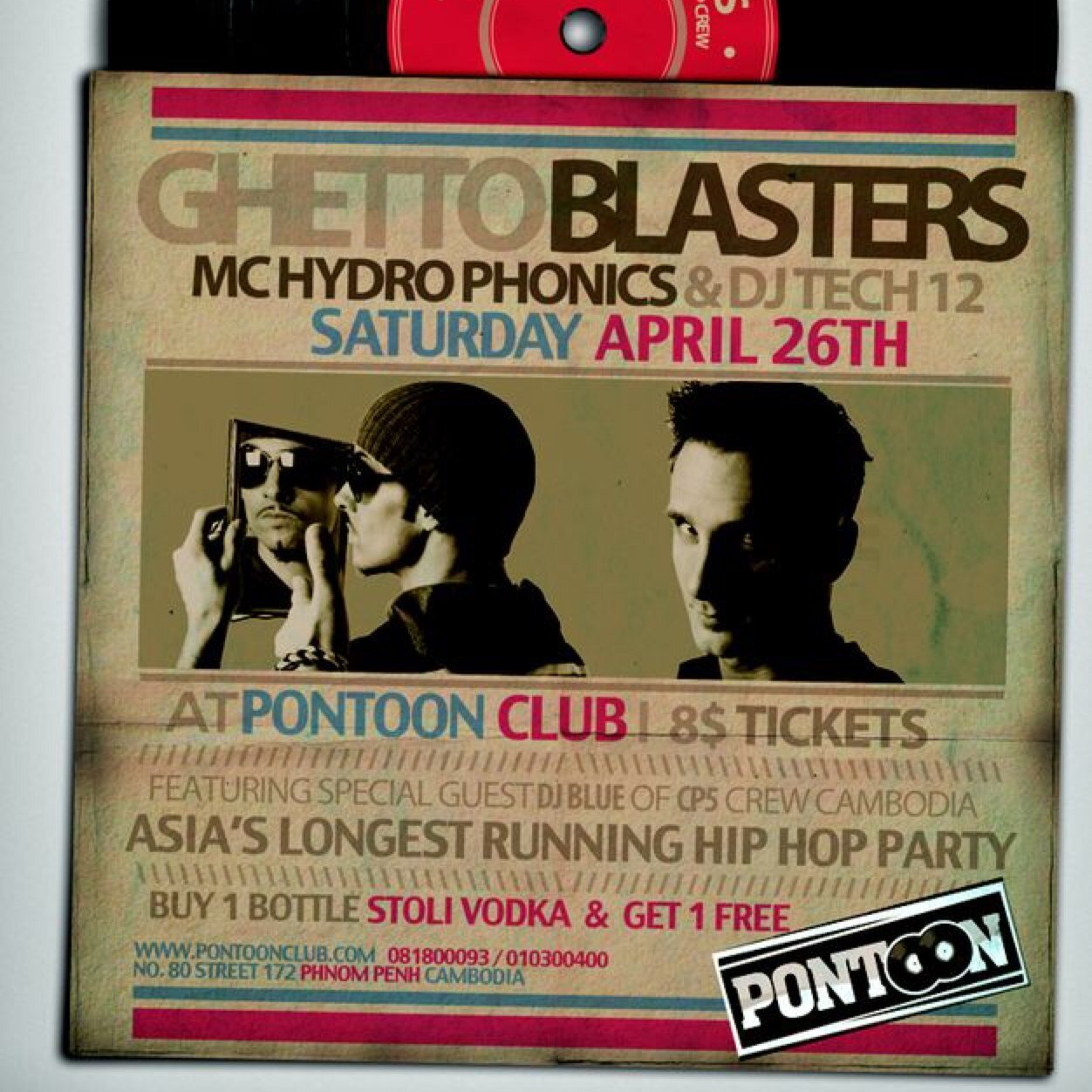 Make Your Party Rock!! Ghetto Blasters (co - founder), 4Dub tour DJ ,CP5 (DJ) Hitmen DJs, Team Pumpkin (Father)