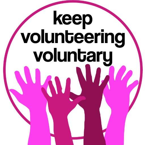 Promoting the Keep Volunteering Voluntary agreement in the voluntary sector. For volunteering, against workfare.