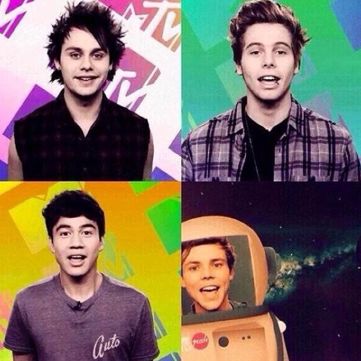 Luke Hemmings; Calum Hood; Ashton Irwin; Michael Clifford; 5 Seconds of Summer. ❁