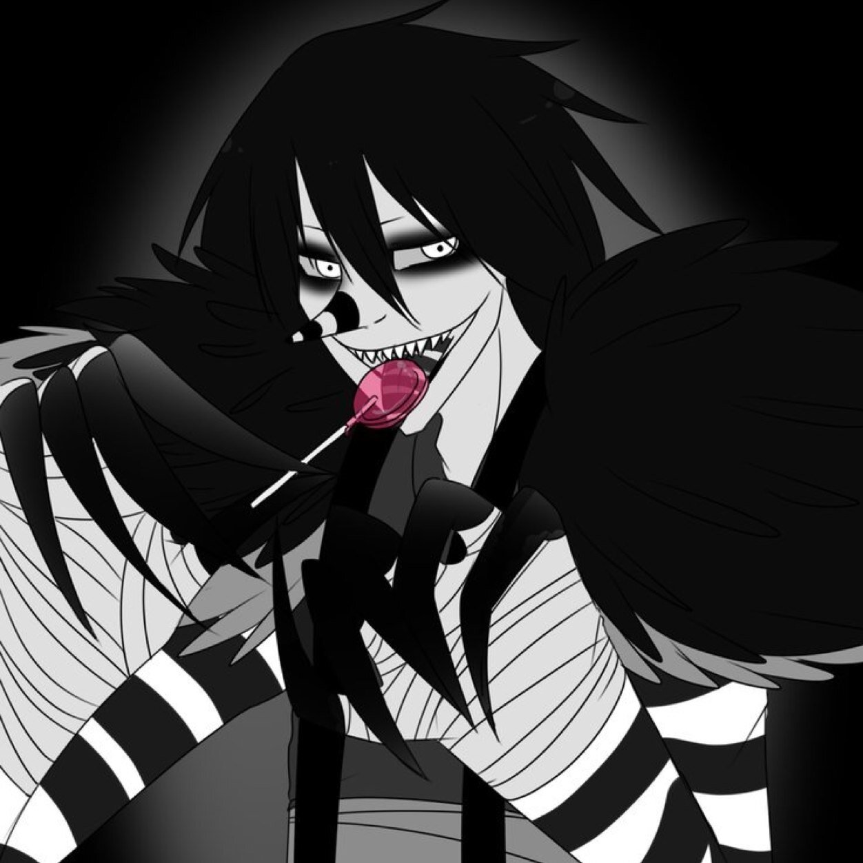 Hello Children Im Laughing Jack!! Anyone want candy? All around the mullberry bush the monkey chased the weasel!! POP GOES THE WEASEL!!!! *laughs Psychotically*
