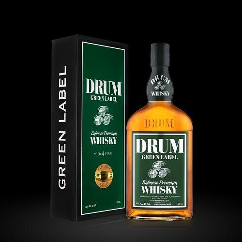 Drum Green Label Whisky.
The finest spirit from Astidama Distillery - Bali. 21+ Avalaible