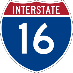 I-16 across GA