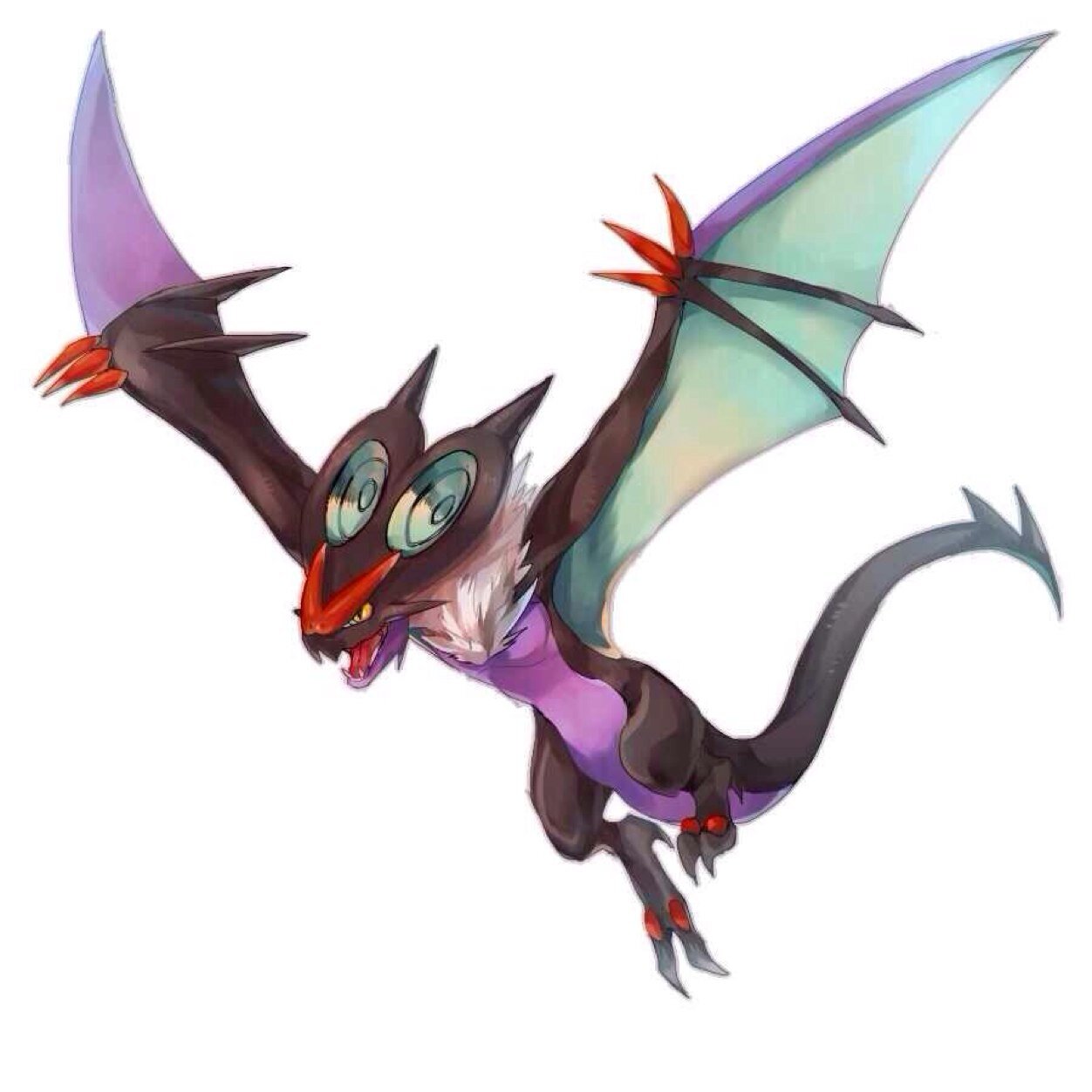 Roar! Hello name's Nitara, the Noivern mate is @baby_raikou trainer: @PKMNTalcet