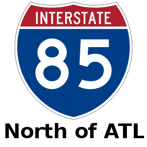 Automated incident information for I-85 in Georgia north of the Atlanta area between MM 109 and MM 180. Not actively monitored.