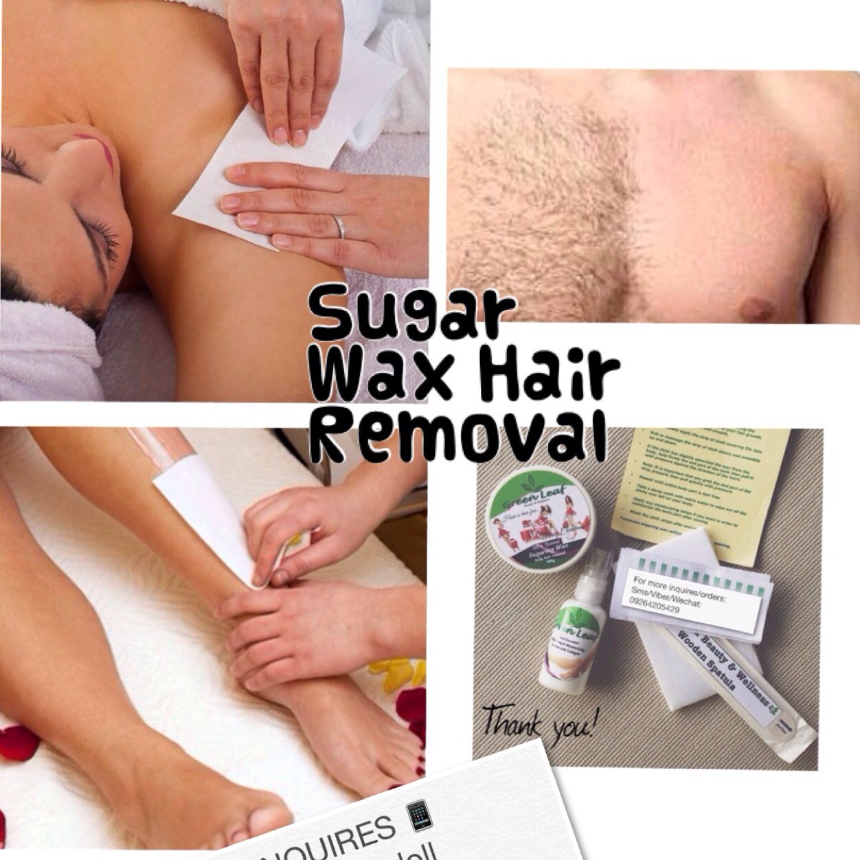 Sugaring wax body hair removal
 underarms
legs
brazilian
face

For more inquires:
Sms/viber/wechat: 09264205429

Ig: volumizermascaradoll
