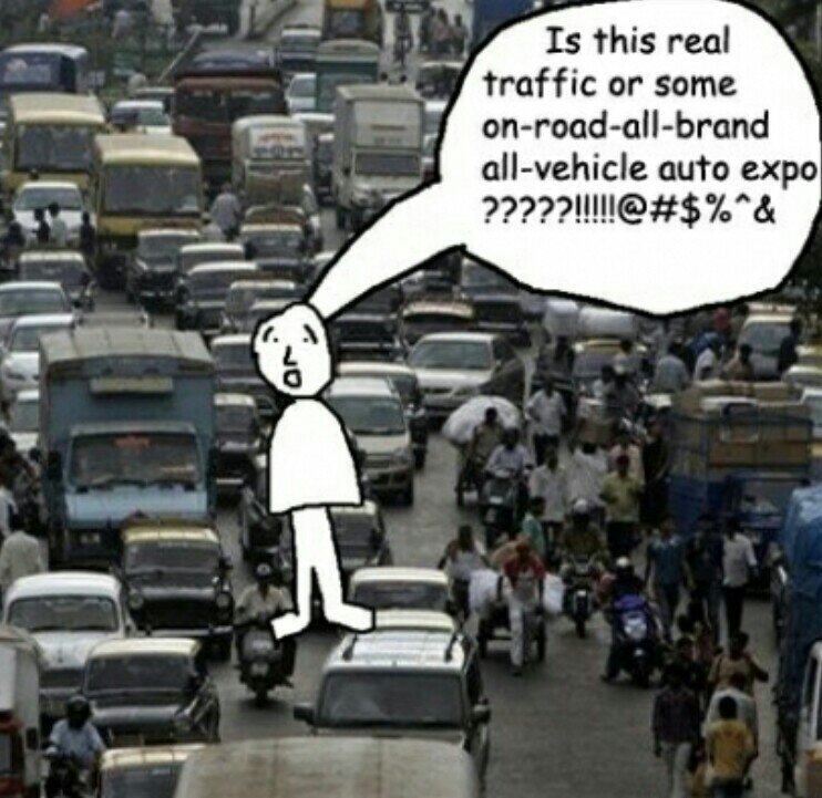 we are experiencing heavy traffic today lol