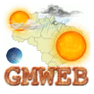 Gerador de mapas climáticos on line na web (temperatura, chuva, umidade relativa, vento, etc.). Estados do Brasil como São Paulo, Paraná, Santa Catarina, Minas.