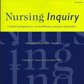 Critical reflection on topics of emerging international interest for nursing & health care
- Editor-in-Chief: Sally Thorne -