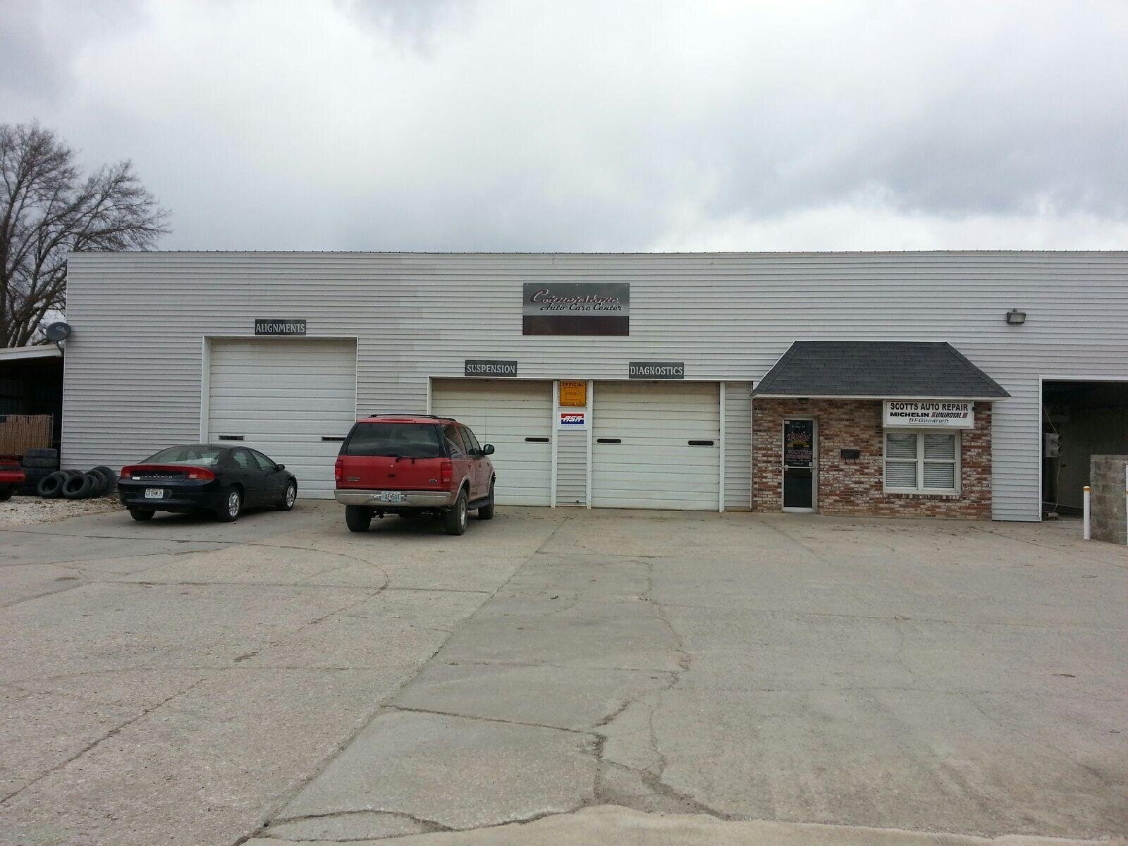 Cornerstone Auto Care Center
201 W US Hwy 54 Vandalia, MO 63382
NAPA Auto Care Center
573-594-6986
Clayton Barse, Owner

Come in Today!