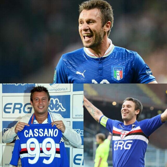 Keep calm and the support Antonio Cassano, the best striker from Parma