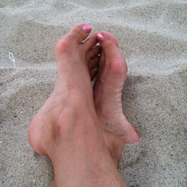 Sand and yarn don't mix well, but hey.