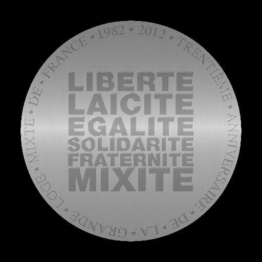 La Grande Loge Mixte de France est une Obédience française, attachée à la liberté absolue de conscience. Elle a pour devise : Liberté - Egalité - Fraternité