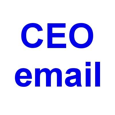 We help you to find email addresses for CEOs of organisations worldwide. 

Please tweet us or email if you need help, thank you! 

Marcus Williamson