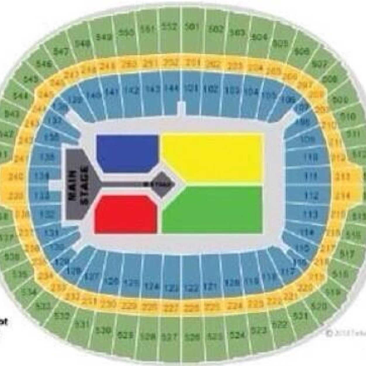 WWA June 8th Level 5 seating :) #WWALevel5June8th