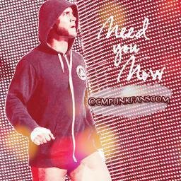 follow us for news and updates on the straight edge superstar and visit our site - we are not him but you can find Punk @cmpunk