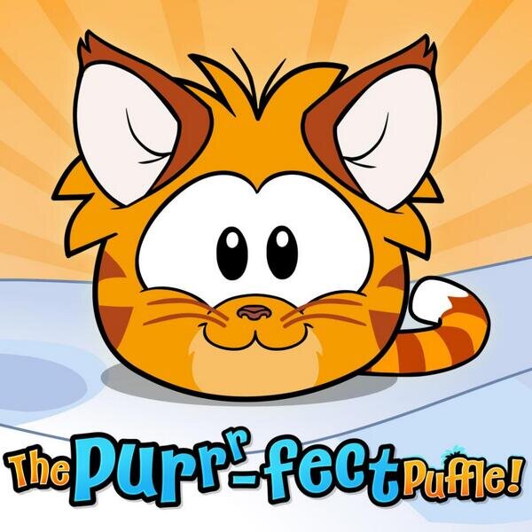 I am cat puffle and I like waffles :3 #CatPuffle Follow @Dogpuffle