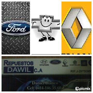 Venta de Repuestos y carroceria para vehiculos, Ford, Chevrolet, Renault, Mitsubishi, Hyundai, Geely.Despachos a toda venezuela rdawill1@hotmail.com