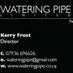 K. Frost (@wateringpipeltd) Twitter profile photo