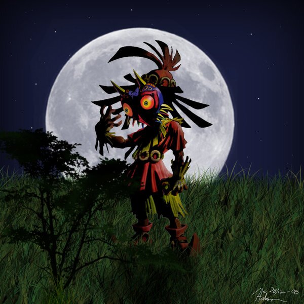 Without abandoning the innocent Skull Kid, they're able to protect the town.