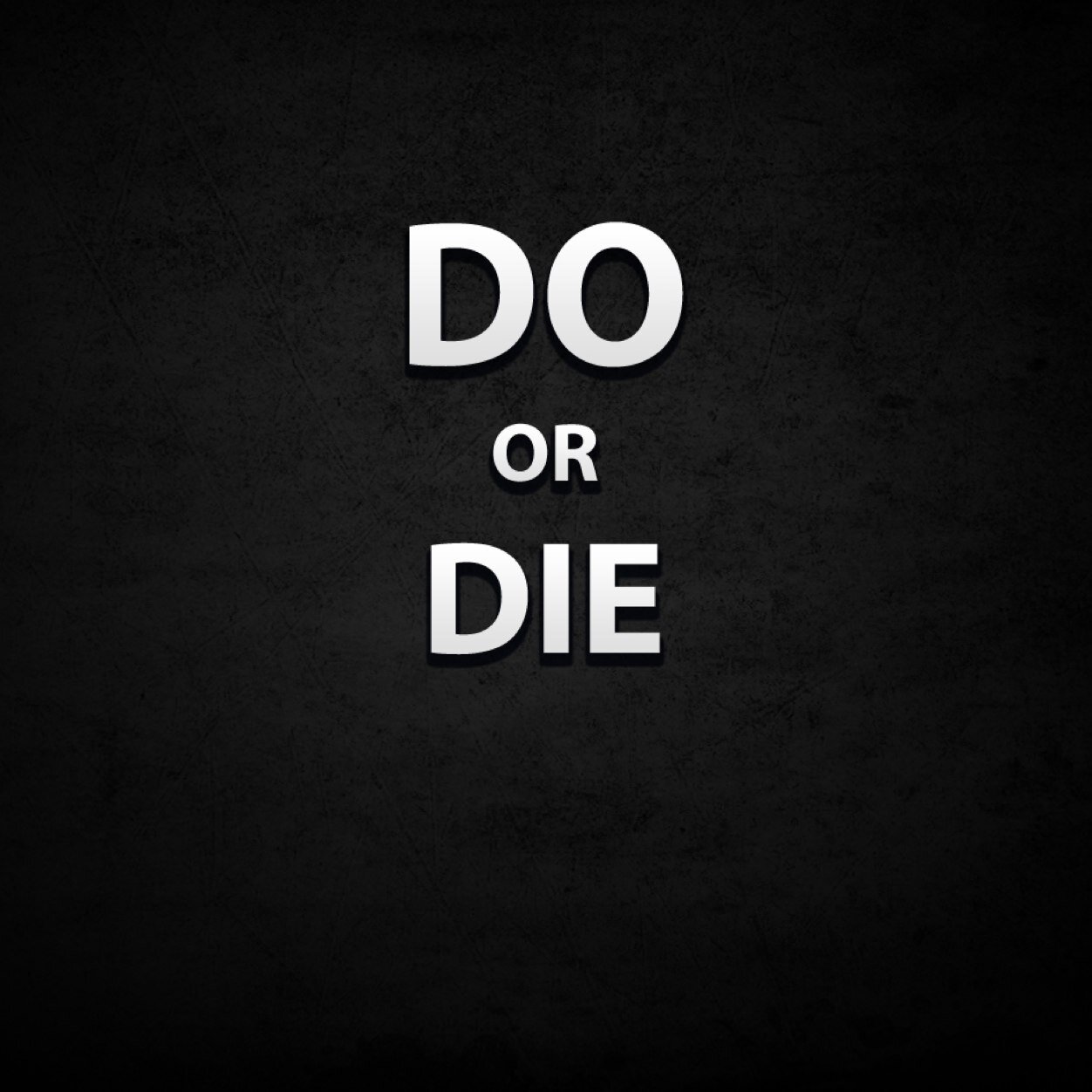 Don't quit. Suffer now and life the rest of your life like a champion.