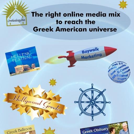 Baywalk Marketing for small business and non-profit organizations.Specializing in the Greek American segment. http://t.co/y6yxp7YOsT