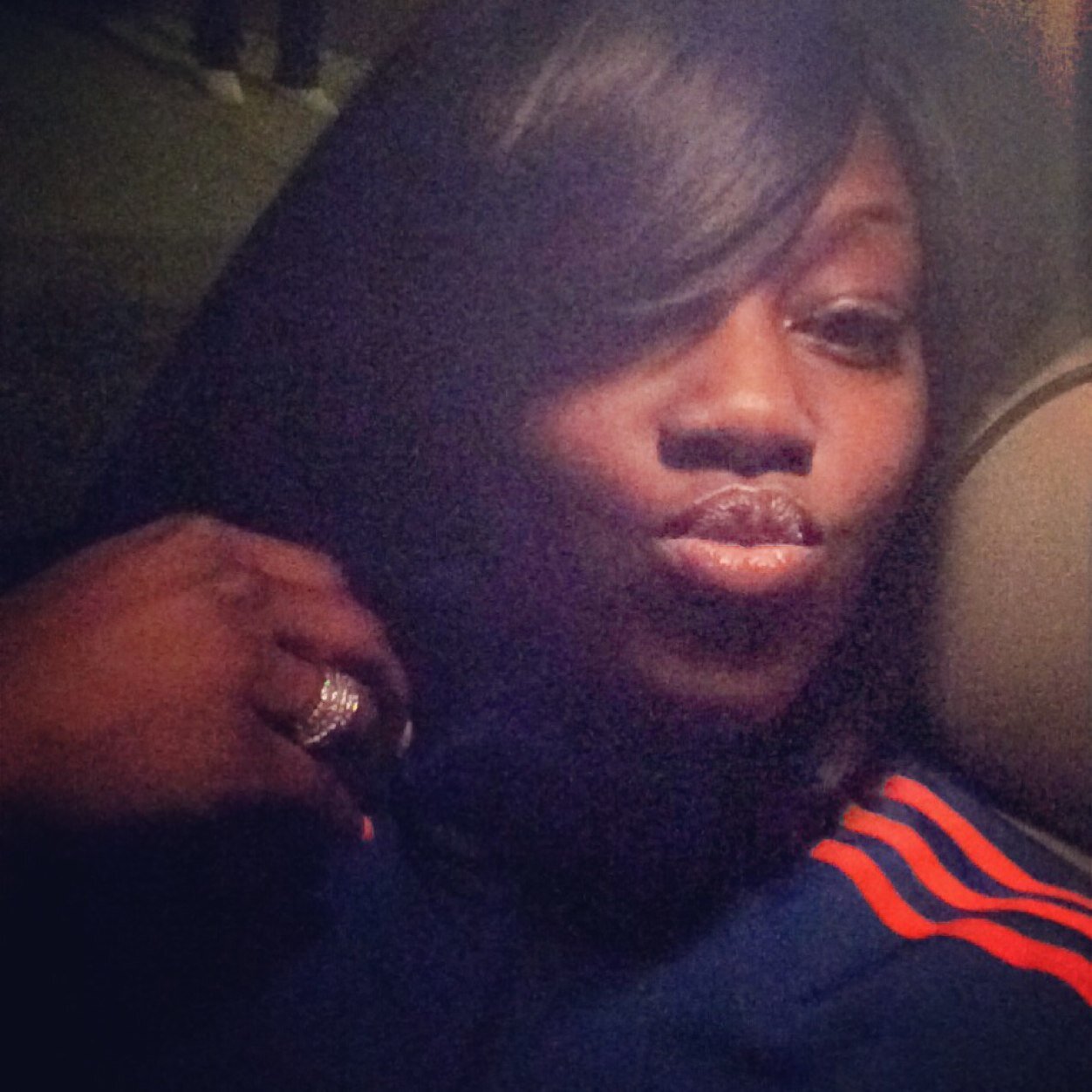 Cool chick with ah BAD ass ATTITUDE 7-4-14 my Glo Day