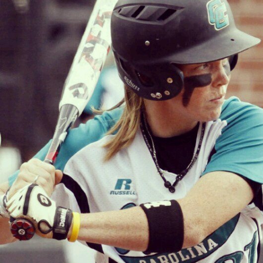 Making the best of my senior year.  Coastal carolina softbal #31