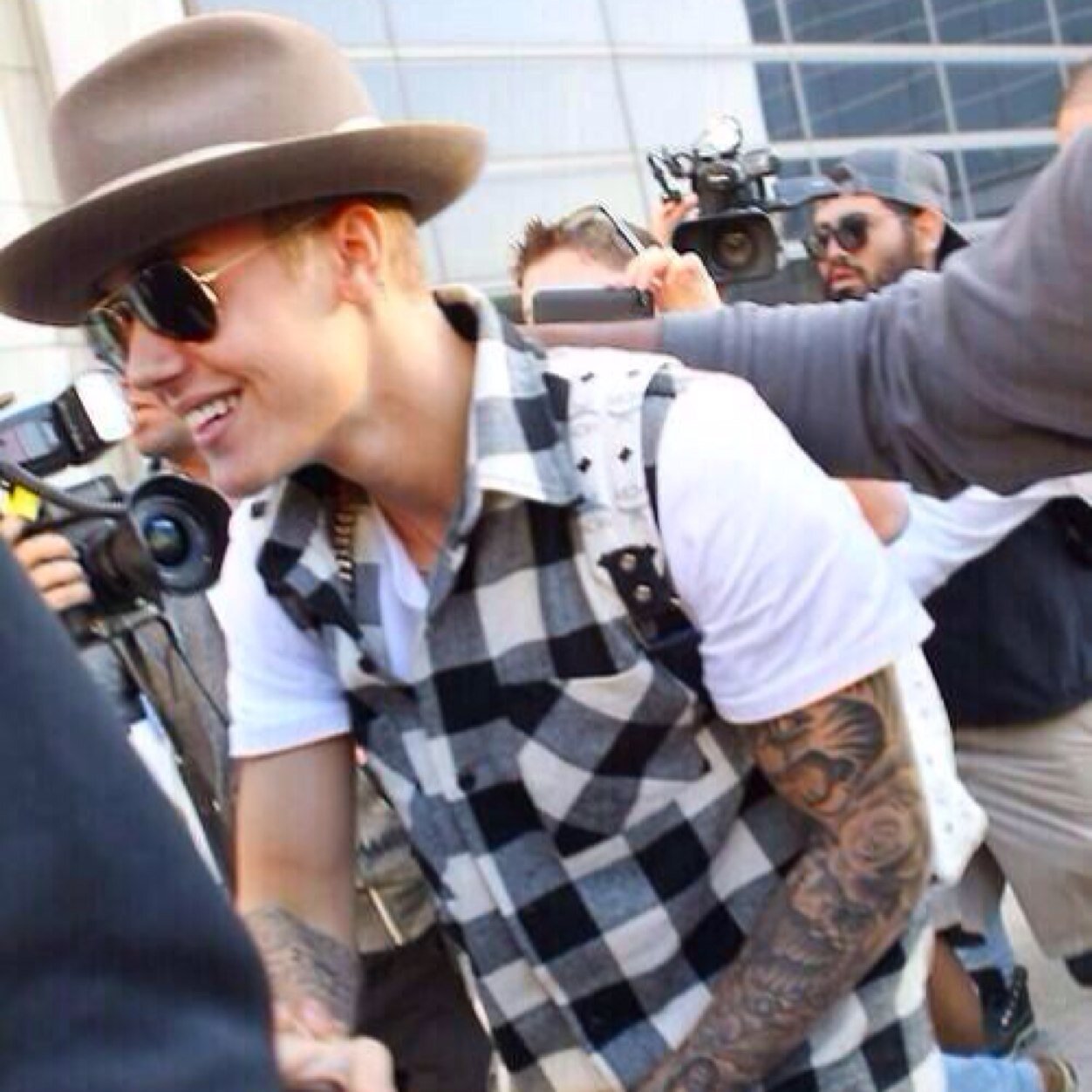 Justin followed 1/12/14