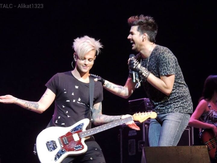 owe Adam Lambert for saving my life.  Saw him in San Diego on 7-02-13. First time! He is just Adamazing!!