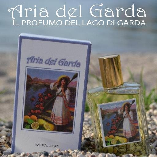 Aria del Garda Eau de Toilette interamente realizzato in Italia con l'utilizzo di essenze tipiche del territorio gardesano.