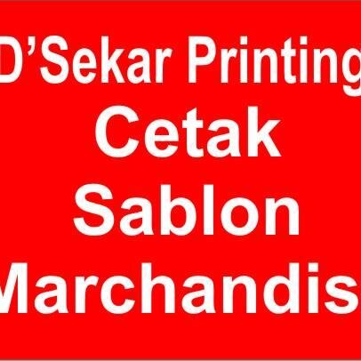 PUSAT CETAK SABLON & MARCHANDISE  
 @DsekarPrinting  instagram @PusatCetakSablon
 HP. 0819 0427 1640 ,WA:0877 3850 8962 Pin 746F6066,7cc2e9aa