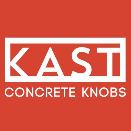 Concrete Knobs. Hand kast in America.