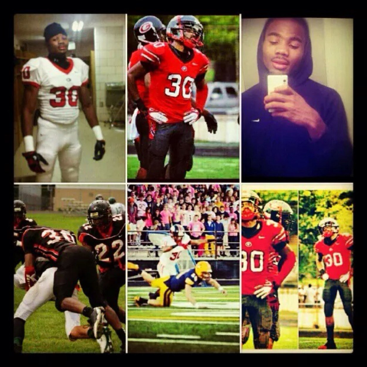 glenville football #30.Ginn academy C/O 2013.college student.Dnt nothing come to a sleeper but dreams.work hard =success.