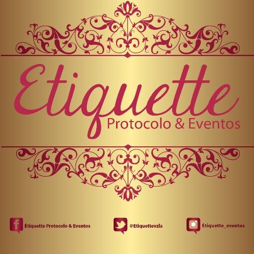 Empresa consultora, planificación, organización y coordinación protocolar de todo tipo de eventos.
 0414 6219388 / 0414 6163554 - etiquette.eventos@gmail.com