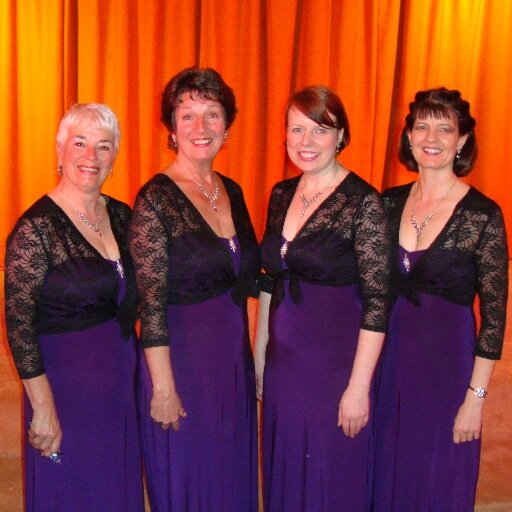 A capella female quartet: Alison, Carolyn, Lynne & Kate. Available to hire for weddings, events and concerts.
