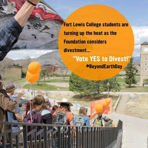 We call on the Fort Lewis College Foundation to divest from fossil fuels. 
To sign the petition:
http://t.co/MEDfzDsk5R