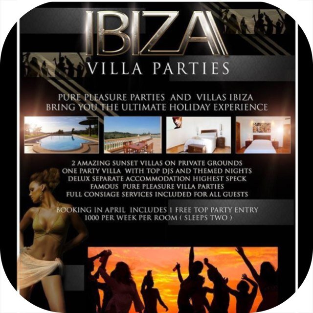 Everythin Partying, Events and Exclusive Villa Parties in Ibiza - Top DJ's, Prizes,Secret Locations and more. See you in the summer Contact us 4 more info