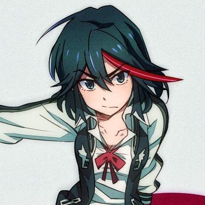I am Ryuko Matoi. Don't fuck with me or I will cut you with my scissor blade.