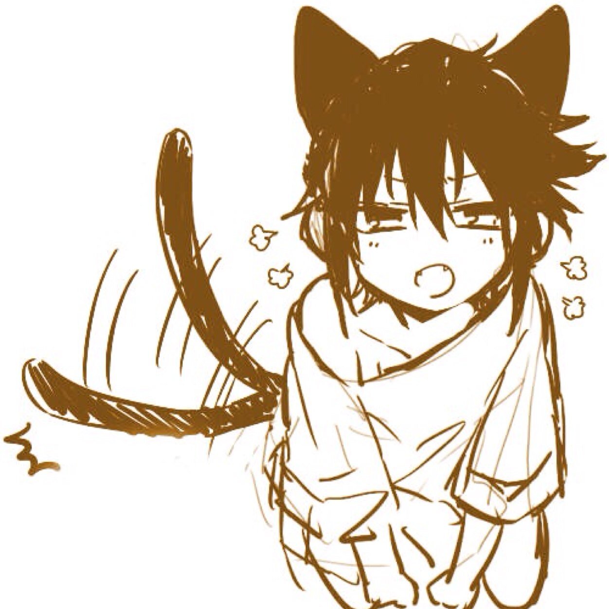 Ohayō. Kyo-Kun here. I'm a neko. Neko-Chan got it? Im a slave and im also the master of my butler. My ears and tail are sensitive so please dont touch. Arigatō.