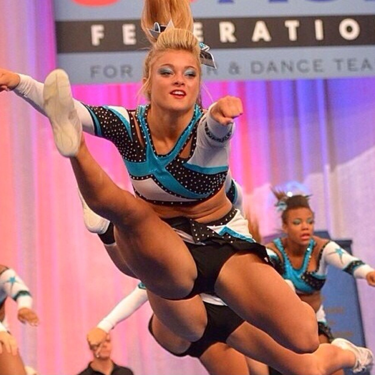 Angel rice's tumbling pass is higher than your gpa.