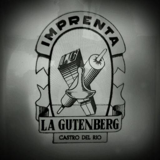 LaGutenberg's profile picture. Remenduría tradicional de tipos móviles con máquinas del año catapúm. Since 1929.